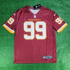 Nike Chase Young Washington Redskins Commanders Football Jersey Men's Size Large